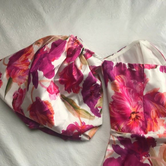 Boston Proper Alexia Admor Lace-Up Top- Size 8 - Picture 11 of 12